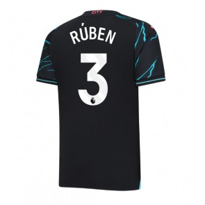 Manchester City Ruben Dias #3 Rezervni Dres 2023-24 Kratak Rukavima